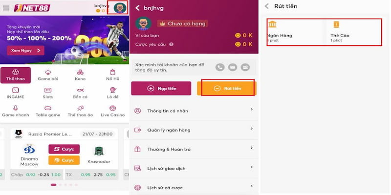 rút tiền Net88 Tổng Quan Về Quy Trình Rút Tiền Net88